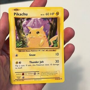 Pikachu 35/108 Pokemon Card